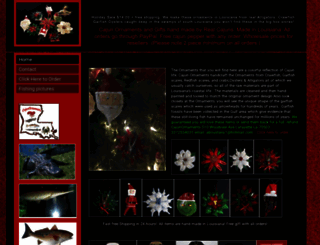 cajunornaments.com screenshot