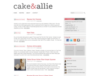 cakeandallie.com screenshot
