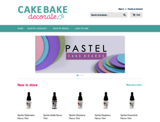 cakebakedecorate.com.au screenshot