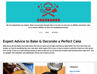 cakebaker.co.uk screenshot