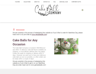 cakeballs.com screenshot