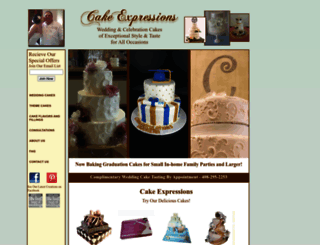 cakeexpressions.com screenshot