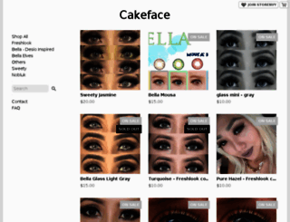 cakeface.storenvy.com screenshot