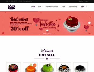 cakesberg.com screenshot