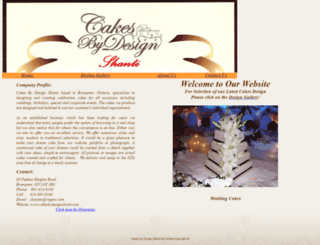 cakesbydesignshanti.com screenshot