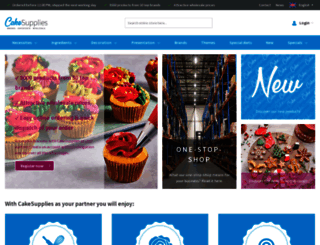 cakesupplies.com screenshot