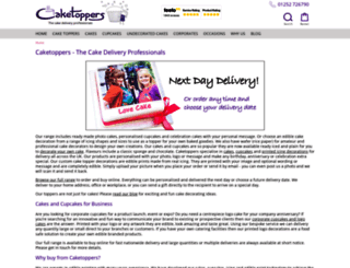 caketoppers.co.uk screenshot