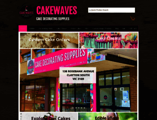 cakewaves.com.au screenshot