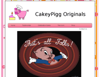 cakeypigg.com screenshot