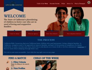cakidsconnection.org screenshot