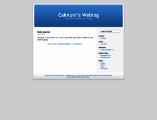 caknun.wordpress.com screenshot