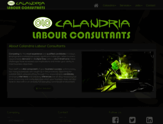 calandrialabour.co.za screenshot