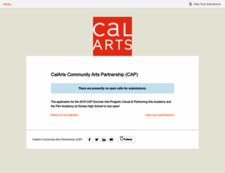 calartscap.submittable.com screenshot