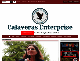 calaverasenterprise.com screenshot