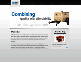 calbayequipment.com screenshot