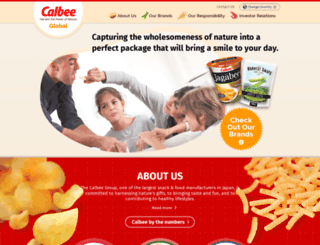 calbee.com screenshot