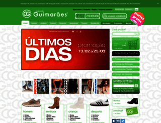 calcadoguimaraes.pt screenshot