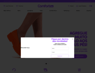calcadoscomfortflex.com.br screenshot