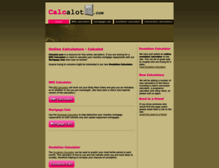 calcalot.com screenshot