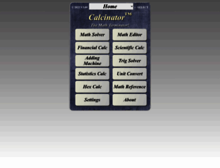 calcinator.com screenshot