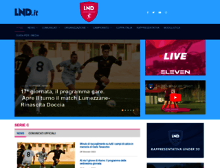 calciofemminile.lnd.it screenshot