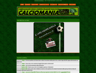 calciomania.forumfree.net screenshot