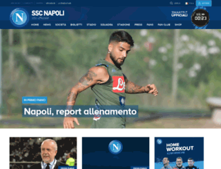 calcionapoli.it screenshot