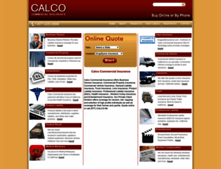 calcocommercialinsurance.com screenshot