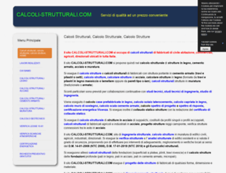 calcoli-strutturali.com screenshot