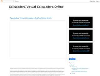 calculadoravirtualonline.blogspot.pt screenshot
