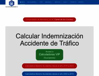 calcularindemnizacion.es screenshot