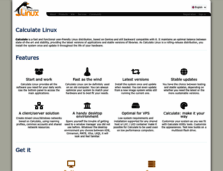 calculate-linux.org screenshot