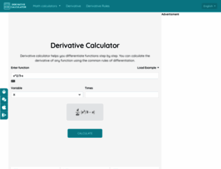 calculator-derivative.com screenshot
