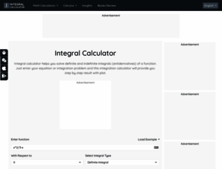 calculator-integral.com screenshot