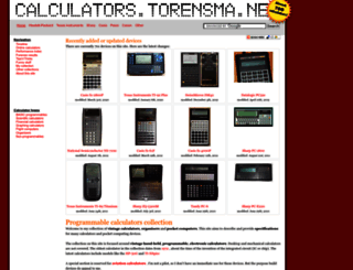 calculators.torensma.net screenshot
