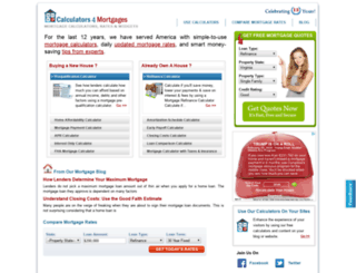 calculators4mortgages.com screenshot