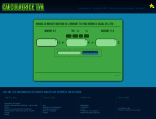 calculatrice-tva.com screenshot