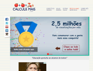 calculemais.com.br screenshot
