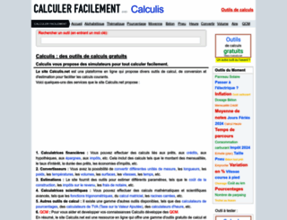 calculis.net screenshot