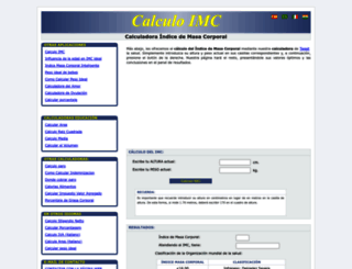 calculoimc.com screenshot