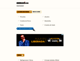calculoparachurrasco.com.br screenshot
