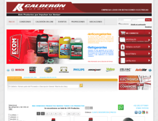 calderon.com.mx screenshot