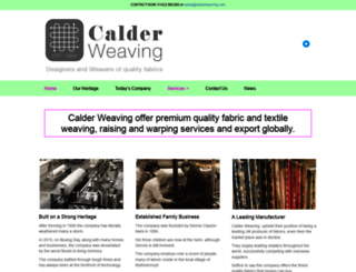 calderweaving.com screenshot