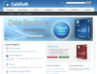 caldsoft.co.uk screenshot