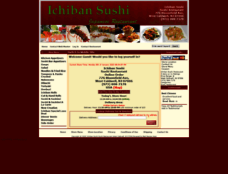 caldwellichibansushi.com screenshot