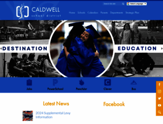 caldwellschools.org screenshot