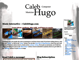 calebhugo.com screenshot