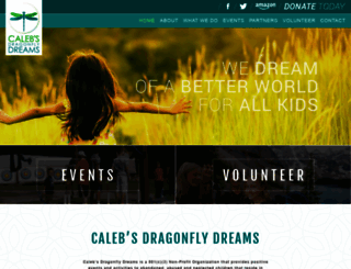 calebsdragonflydreams.org screenshot