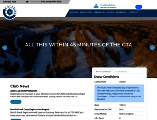 caledonskiclub.com screenshot