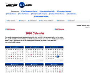 Access calendar-365.com. 2024 Calendar